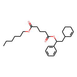 Glutaric acid, hexyl 1-phenyl-2-(3-cyclohexenyl)ethyl ester