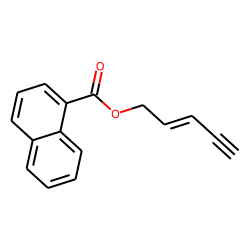 1-Naphthoic acid, pent-2-en-4-ynyl ester