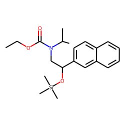 Pronethalol, N-ethoxycarbonylated, TMS