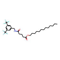 Glutaric acid, monoamide, N-(3,5-di(trifluoromethyl)benzyl)-, tridecyl ester
