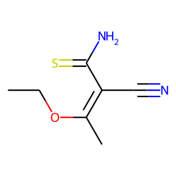 Crotonamide, 2-cyano-3-(ethoxy)thio-
