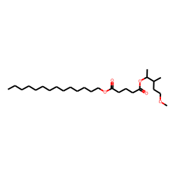 Glutaric acid, 5-methoxy-3-methylpent-2-yl tetradecyl ester