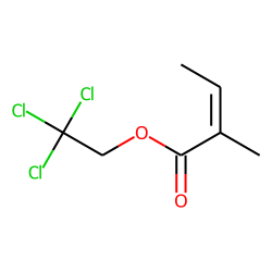 2,2,2-Trichloroethyl (E)-2-methylbut-2-enoate