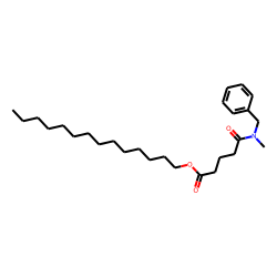 Glutaric acid, monoamide, N-methyl-N-benzyl-, tetradecyl ester
