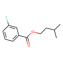 3-Fluorobenzoic acid, 3-methylbutyl ester