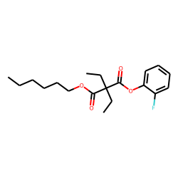 Diethylmalonic acid, 2-fluorophenyl hexyl ester