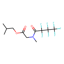Sarcosine, n-heptafluorobutyryl-, isobutyl ester