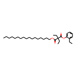 Diethylmalonic acid, 2-ethylphenyl heptadecyl ester