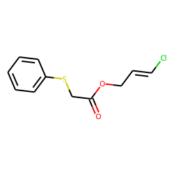(Phenylthio)acetic acid, 3-chloroprop-2-enyl ester