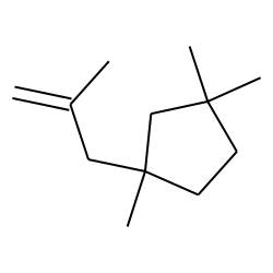 Cyclopentane, 1,1,3-trimethyl-3-(2-methyl-2-propenyl)-
