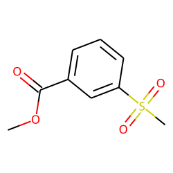 3-CH3SO2-C6H4-COOCH3