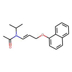 Propranolol - H2O, acetylated