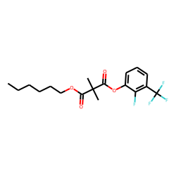 Dimethylmalonic acid, 2-fluoro-3-trifluoromethylphenyl hexyl ester