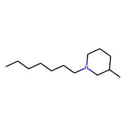 Piperidine, 1-heptyl-3-methyl