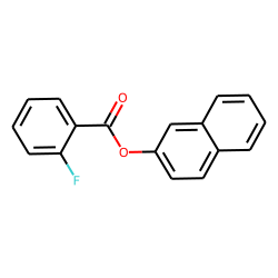 2-Fluorobenzoic acid, 2-naphthyl ester