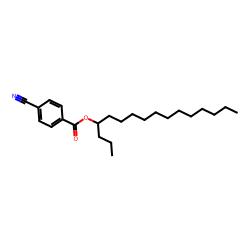 4-cyanobenzoic acid, 4-hexadecyl ester