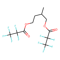 2-Methyl-1,4-butanediol, bis(pentafluoropropionate)