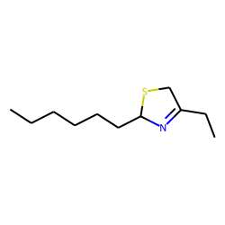 4-ethyl-2-hexyl-3-thiazoline