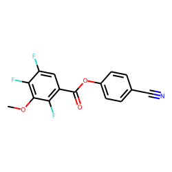 2,4,5-Trifluoro-3-methoxybenzoic acid, 4-cyanophenyl ester