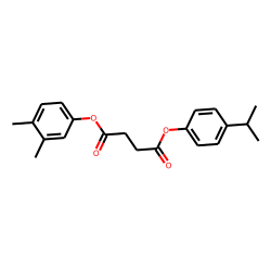 Succinic acid, 3,4-dimethylphenyl 4-isopropylphenyl ester