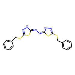 5-Benzylmercapto-1,3,4-thiadiazolidone-2-azine