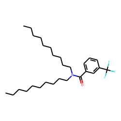 Benzamide, N,N-didecyl-3-trifluoromethyl-