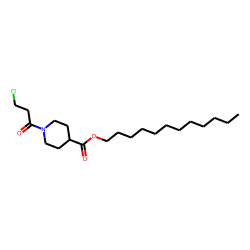 Isonipecotic acid, N-(3-chloropropionyl)-, dodecyl ester