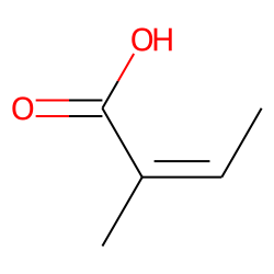 2-Butenoic acid, 2-methyl-