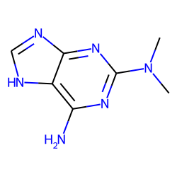 Purine, 6-amino-2-dimethylamino-