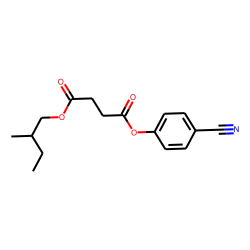 Succinic acid, 4-cyanophenyl 2-methylbutyl ester