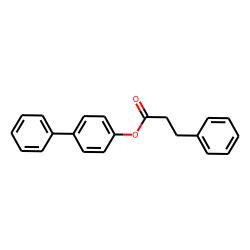 3-Phenylpropionic acid, 4-biphenyl ester