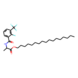 D-Alanine, N-(2-fluoro-3-trifluoromethylbenzoyl)-, heptadecyl ester