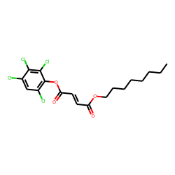 Fumaric acid, octyl 2,3,4,6-tetrachlorophenyl ester