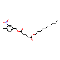 Glutaric acid, decyl 4-methyl-3-nitrobenzyl ester