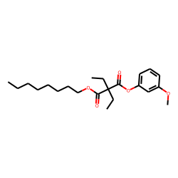 Diethylmalonic acid, 3-methoxyphenyl octyl ester