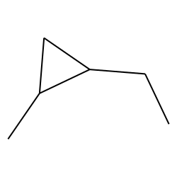trans-1-Ethyl-2-methylcyclopropane