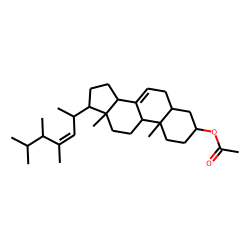 23,24-Dimethyl-7,22-cholestadienol acetate
