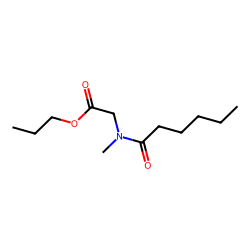 Sarcosine, N-hexanoyl-, propyl ester