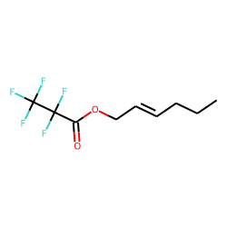 cis-2-Hexen-1-ol, pentafluoropropionate