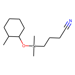 trans-2-Methylcyclohexanol, (3-cyanopropyl)dimethylsilyl ether