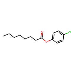 Octanoic acid, 4-chlorophenyl ester
