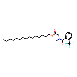 Sarcosine, N-(2-trifluoromethylbenzoyl)-, pentadecyl ester