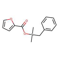 2-Furoic acid, benzyldimethylsilyl ester