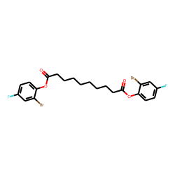 Sebacic acid, di(2-bromo-4-fluorophenyl) ester