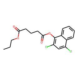 Glutaric acid, 2,4-dichloronaphthyl propyl ester