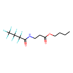 «beta»-Alanine, n-heptafluorobutyryl-, butyl ester