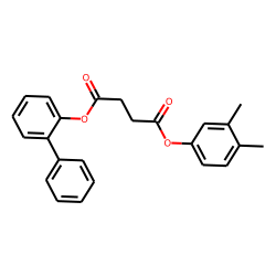 Succinic acid, 3,4-dimethylphenyl 2-biphenyl ester