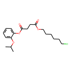 Succinic acid, 2-isopropoxyphenyl 6-chlorohexyl ester