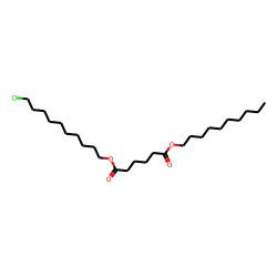 Adipic acid, 10-chlorodecyl decyl ester