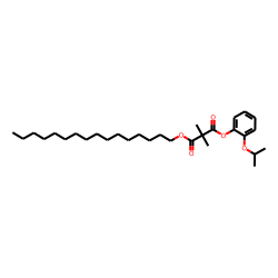 Dimethylmalonic acid, hexadecyl 2-isopropoxyphenyl ester